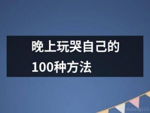 晚上玩哭自己的 100 种方法 创意玩具盒