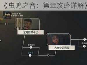 《虫鸣之音：第章攻略详解》