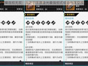 金光璀璨连招无双：人之下手游金光最强招式组合与浮空技巧详解