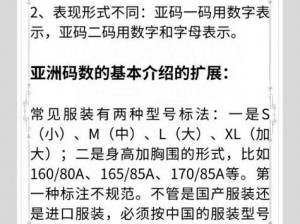 国产 m 码和亚码的区别：解析两者的差异及适用范围