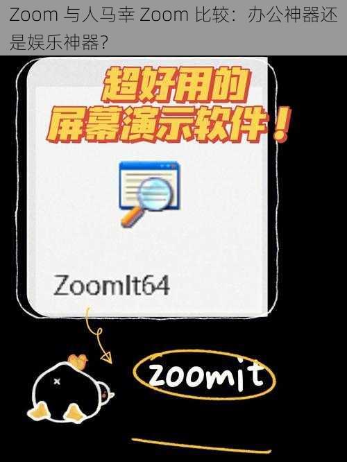 Zoom 与人马幸 Zoom 比较：办公神器还是娱乐神器？