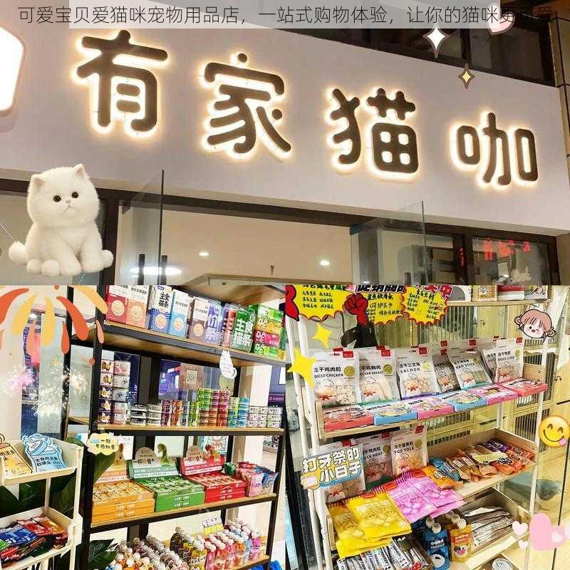 可爱宝贝爱猫咪宠物用品店，一站式购物体验，让你的猫咪更可爱