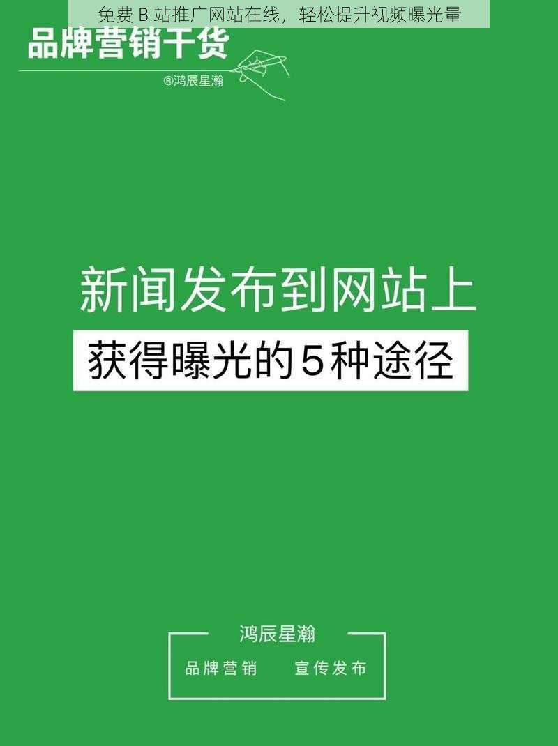 免费 B 站推广网站在线，轻松提升视频曝光量