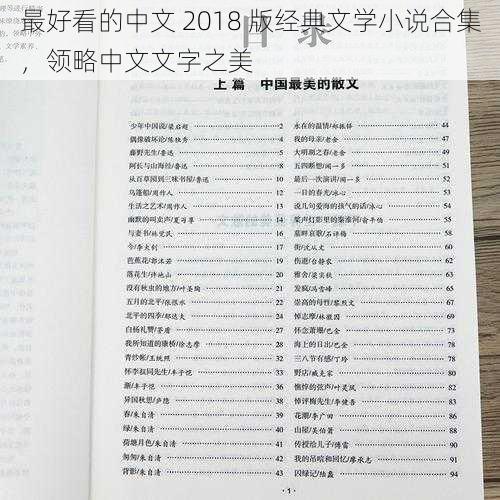 最好看的中文 2018 版经典文学小说合集，领略中文文字之美